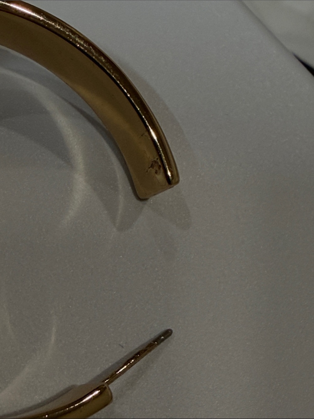 Coach Tabby Hoop Earrings in Gold-tone with Crystal Accents - Picture 10 of 14